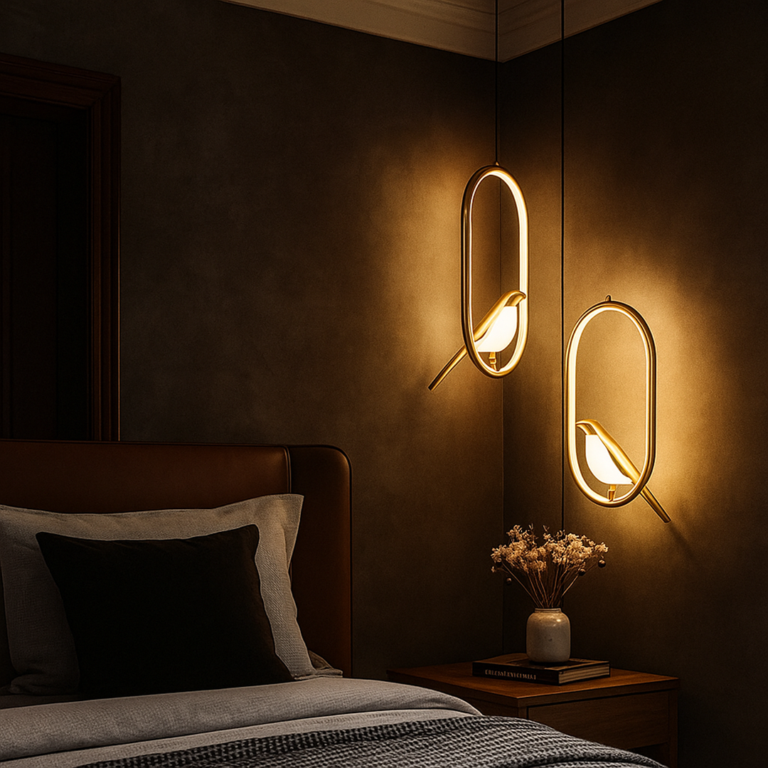 Lampa Sufitowa Z Wzorami Ptaków | LED