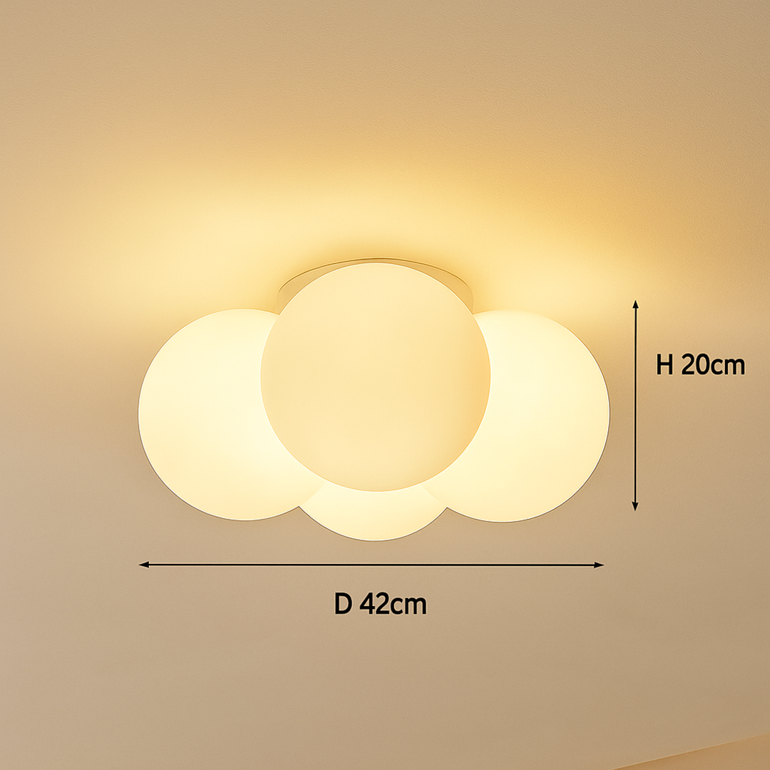 Lampa Sufitowa W Kształcie Chmury | Nowoczesne Światło
