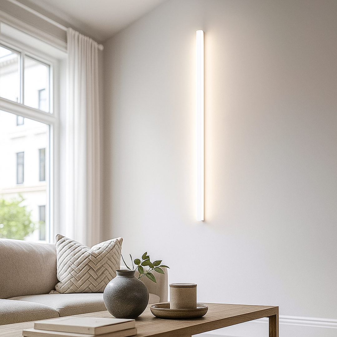 Minimalistyczna Lampa Ścienna LED | Liniowa