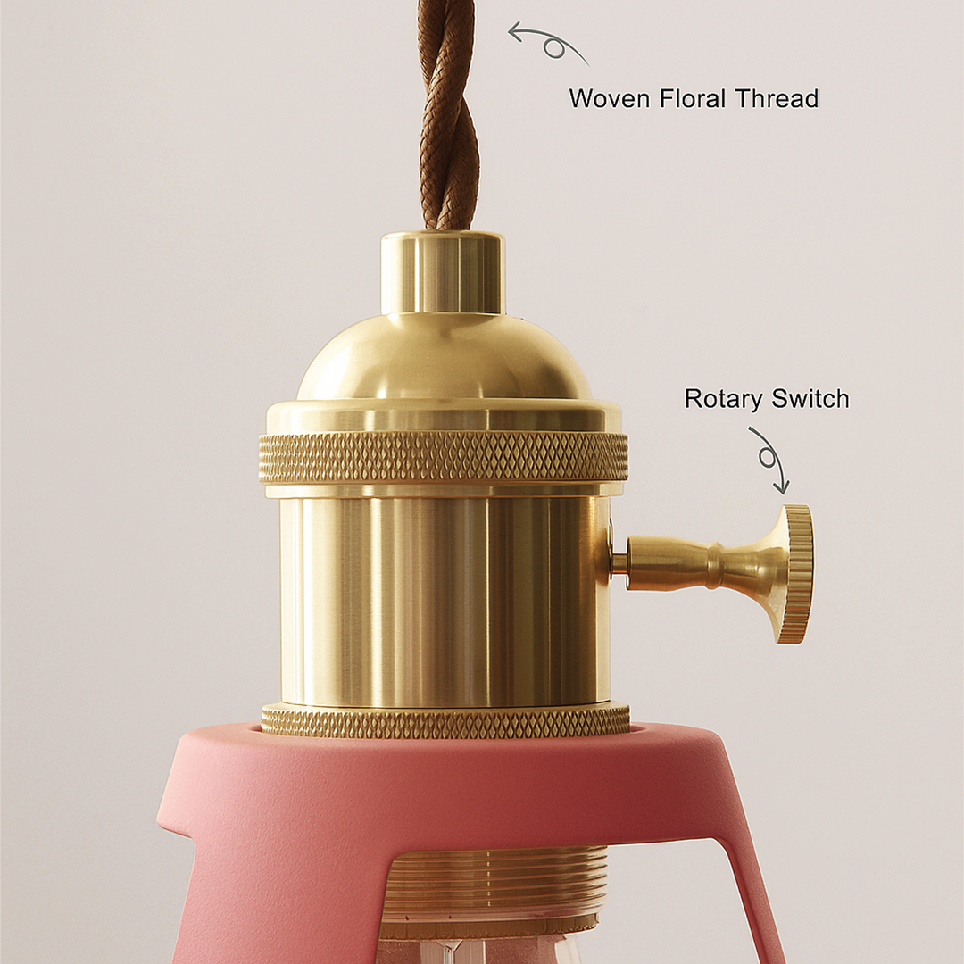 Przemysłowa Lampa Wisząca | Kolorowa