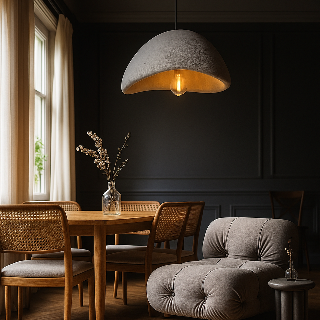 Japońska Lampa Wisząca | Kształt Kokonu