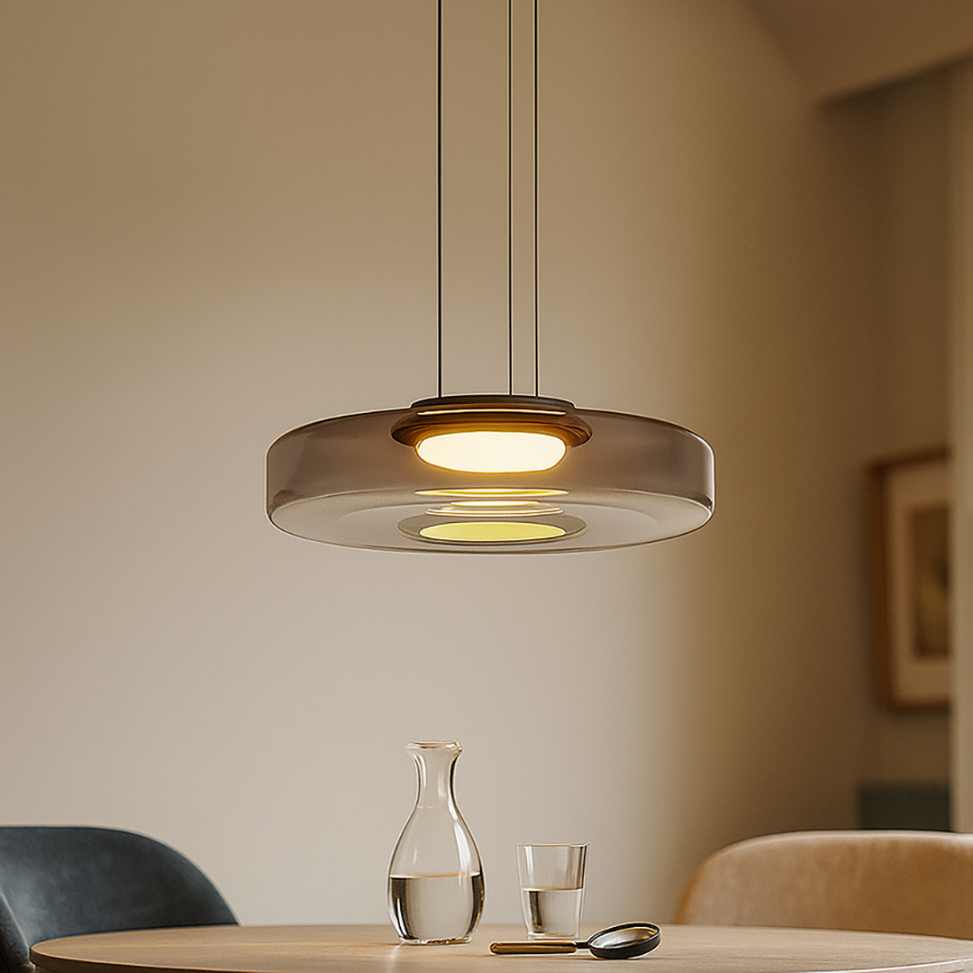 Dekoracyjna Szklana Lampa Wisząca | Współczesna