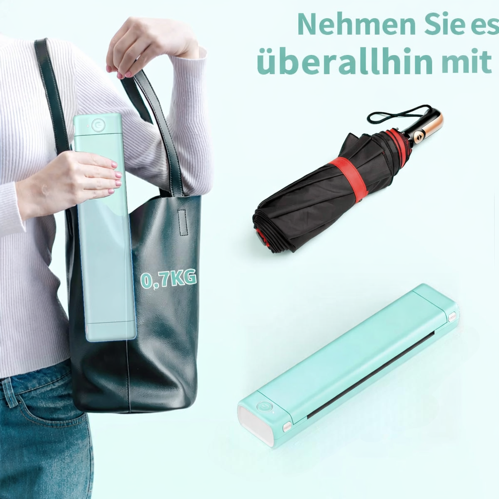 Portable Thermal Printer Bluetooth Mobile