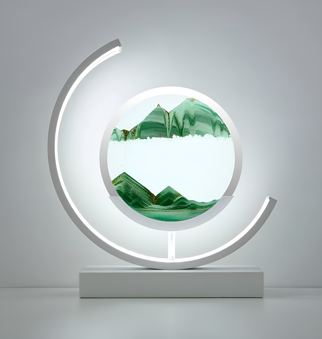 LED Night Lamp with Flowing Sand | 3D Decorative Lamp