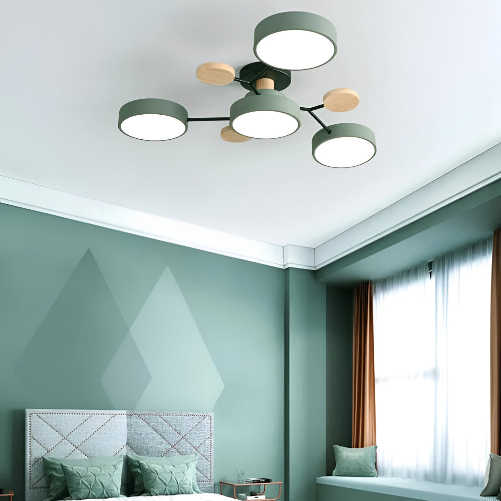 Ceiling Lamp LED Modern Metal Acrylic Flush Mount