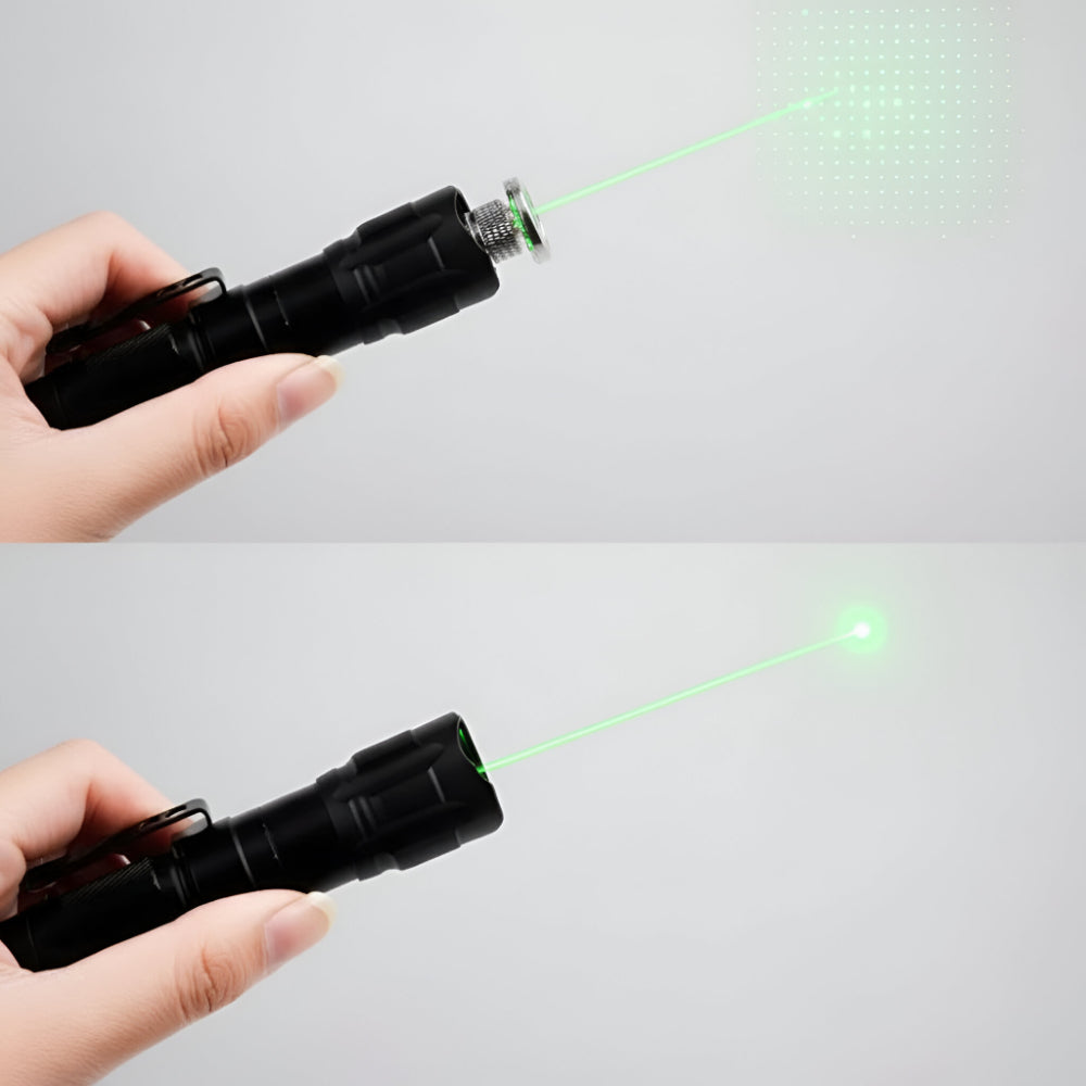 Long-Range Green Laser Pointer USB Aluminum