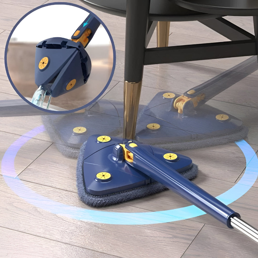 Rotating Floor Mop 360 Degrees Microfiber Cleaning