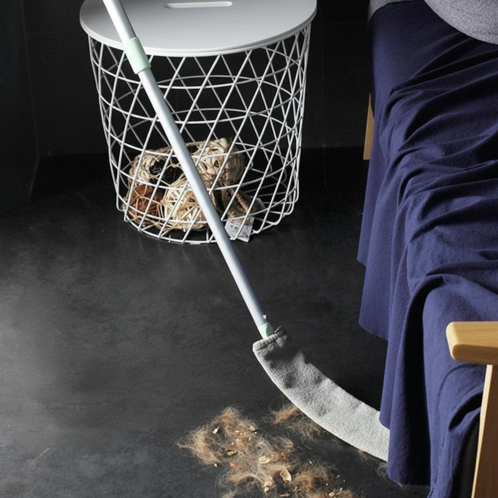 Flat Microfiber Crevice Telescopic Mop