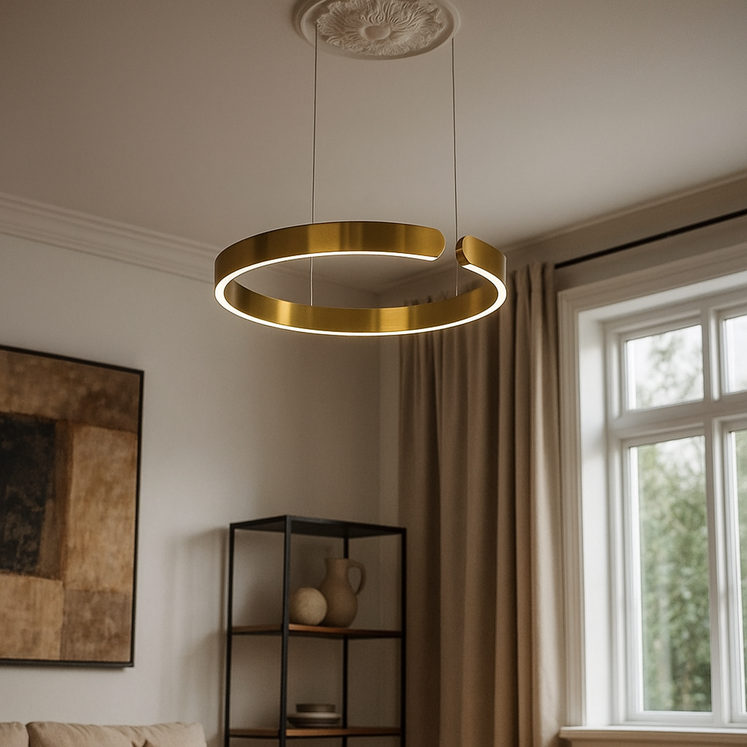 Nowoczesna Okrągła Lampa Wisząca | Oświetlenie LED