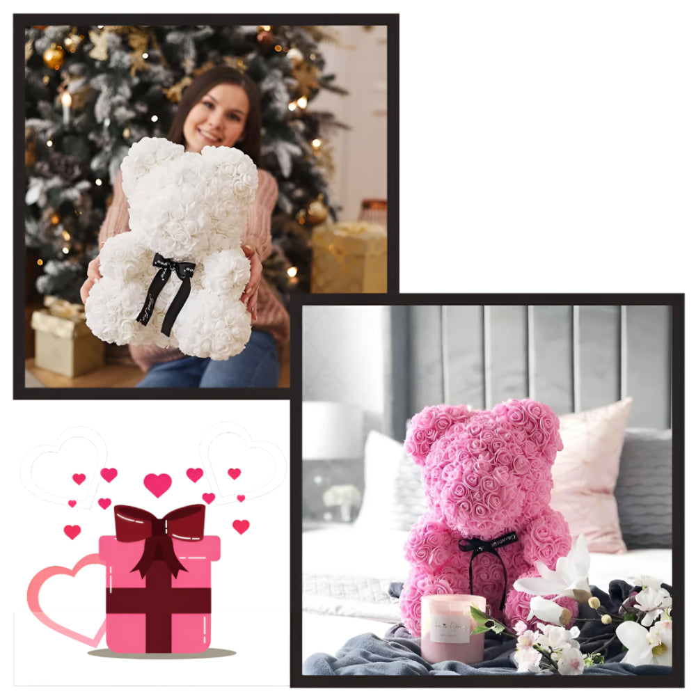 Rose Bear Decorative Gift for Special Occasions