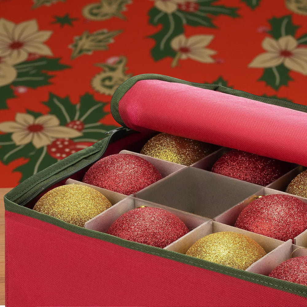 Container Baubles Storage Decorations Holiday Organizer