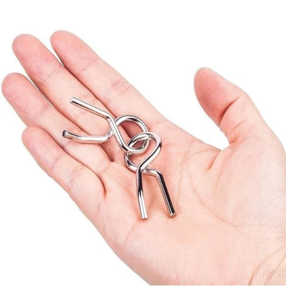 Puzzle Logiczne Metalowe Zestaw Umysłowy Rodzinny