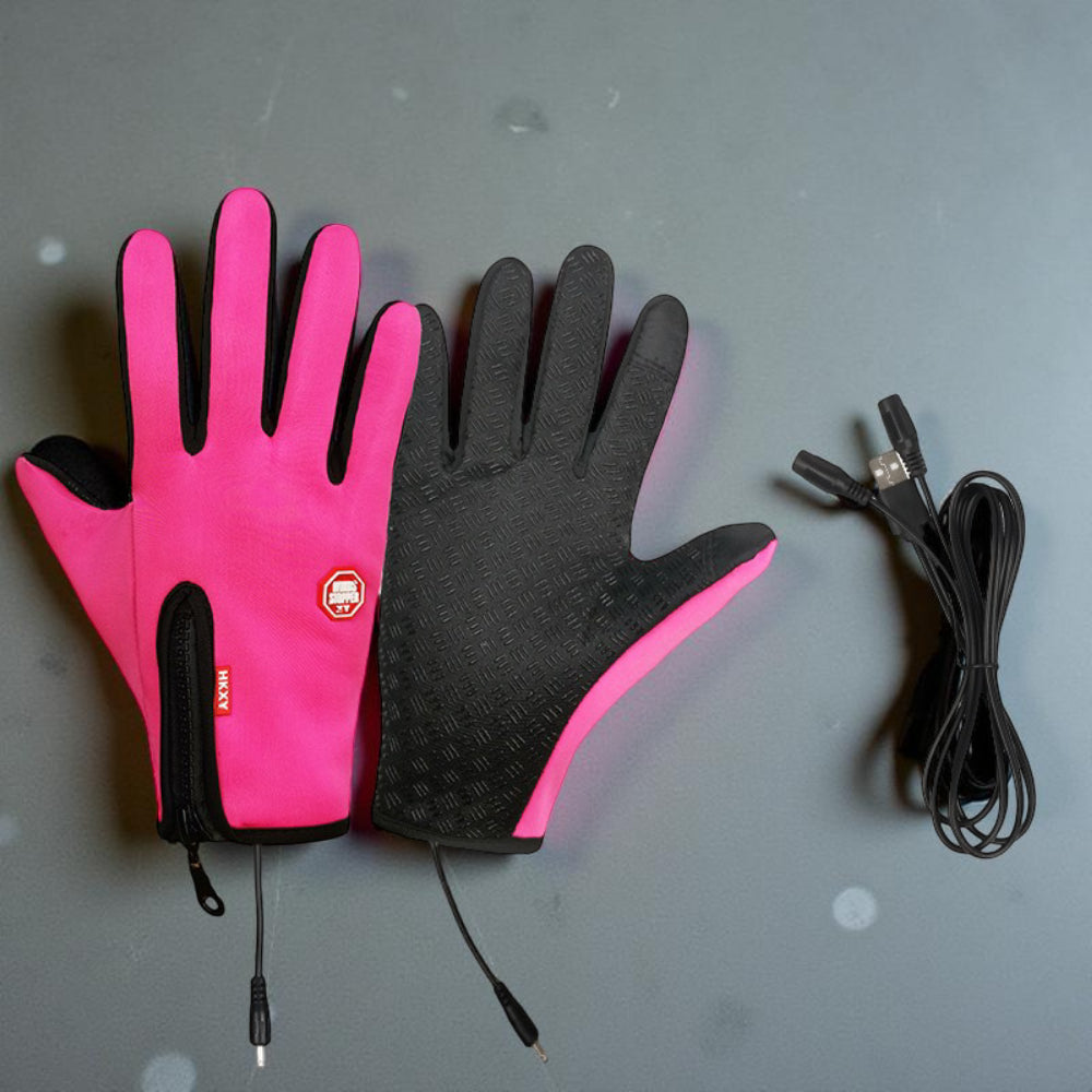 Rękawice Grzewcze Zimowe Obsługa Ekranów Dotykowych