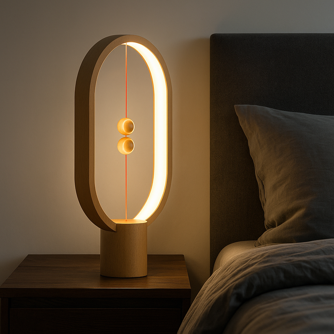 Skandynawska Magnetyczna Lampa Stołowa | Regulowany LED