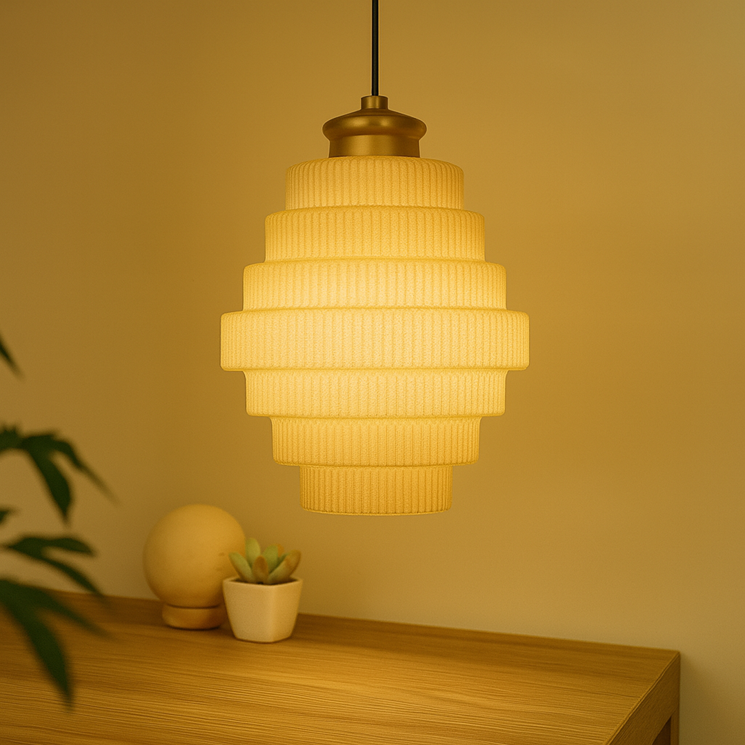 Warstwowa Szklana Lampa Sufitowa | Nowoczesna