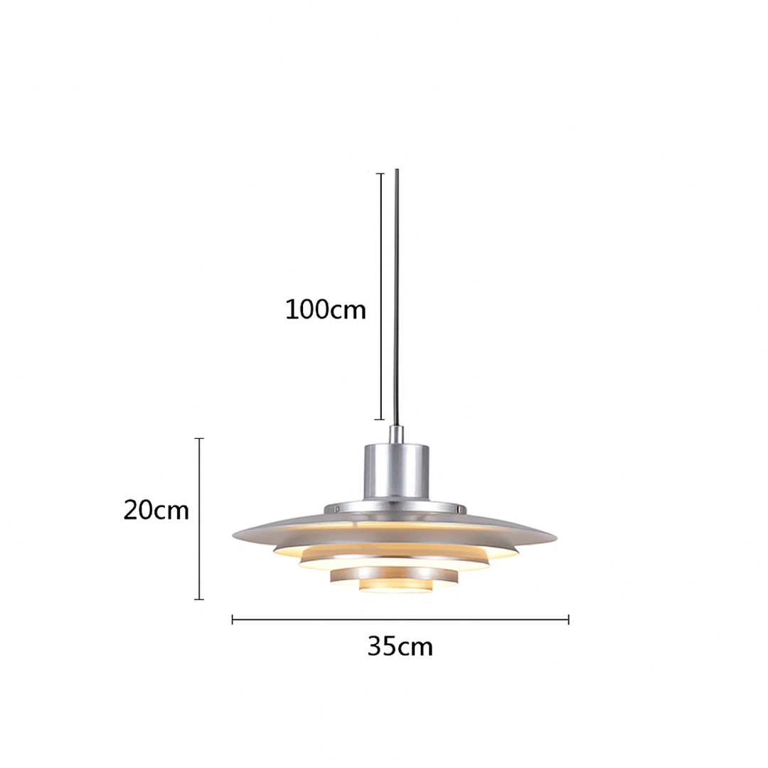 Nowoczesna Aluminiowa Lampa Wisząca | Jadalnia