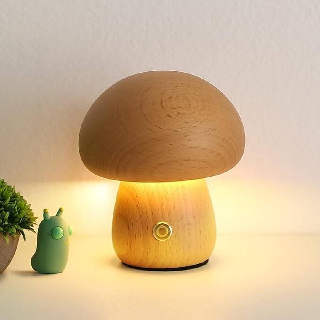 Mushroom-Shaped Night Lamp | Dimmable LED