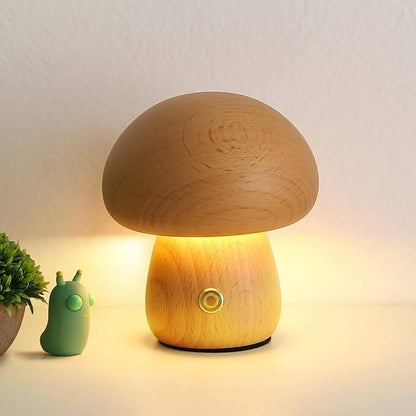 Mushroom-Shaped Night Lamp | Dimmable LED