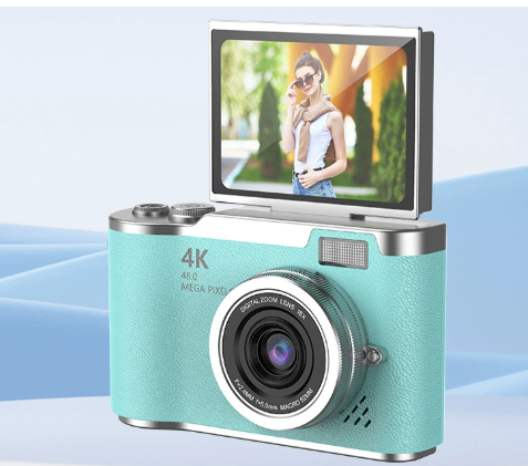 4K Digital Vlogging Camera with Flip Screen Perfect Gift for Adults - Image 10