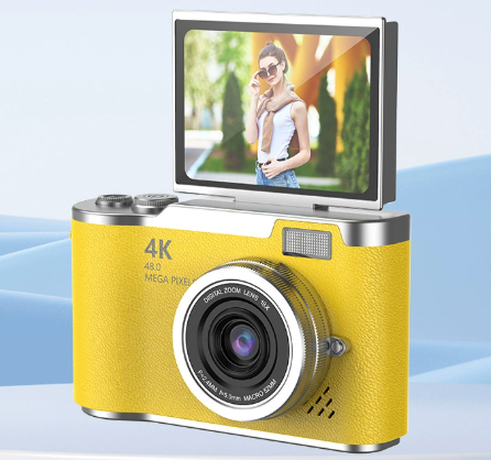 4K Digital Vlogging Camera with Flip Screen Perfect Gift for Adults - Image 11