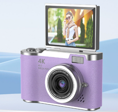 4K Digital Vlogging Camera with Flip Screen Perfect Gift for Adults - Image 12