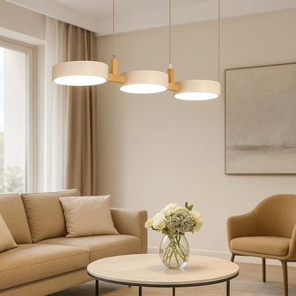 Modern Hanging Lamp with Metal Cylinders | Scandinavian Style