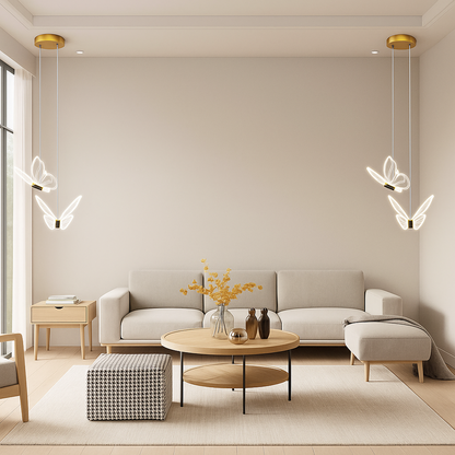 Lampa Wisząca W Kształcie Motyla | Dekoracyjna