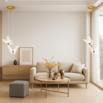 Lampa Wisząca W Kształcie Motyla | Dekoracyjna