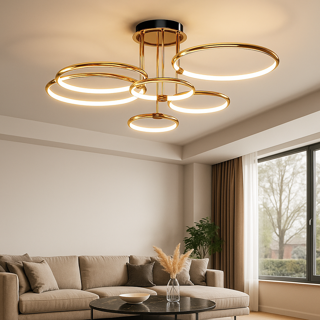 Lampa Sufitowa LED Do Salonu | Regulowana Jasność