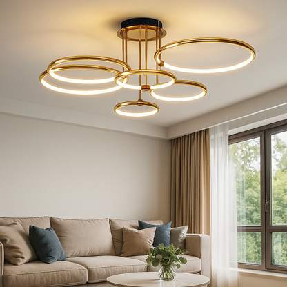 Lampa Sufitowa LED Do Salonu | Regulowana Jasność