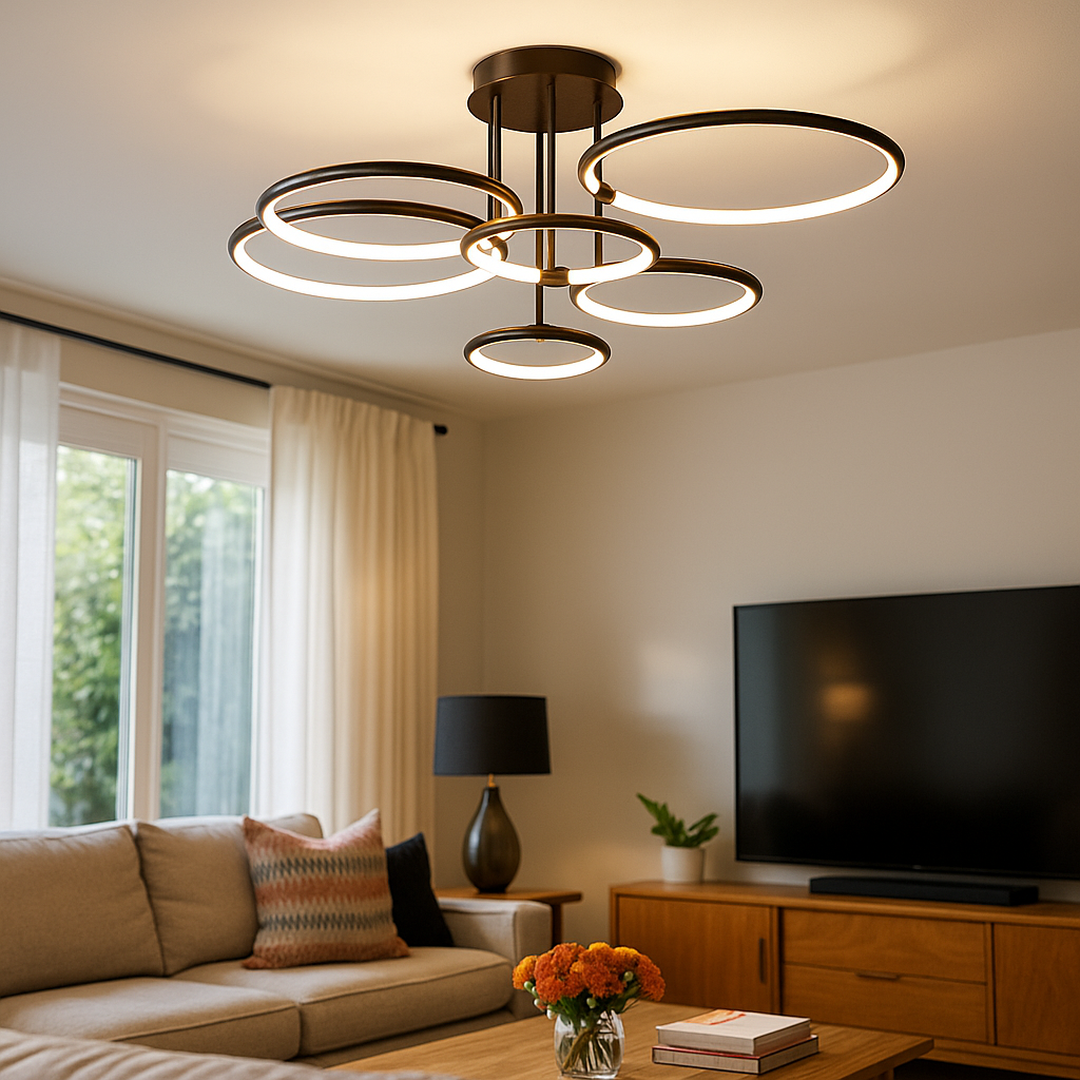 Lampa Sufitowa LED Do Salonu | Regulowana Jasność