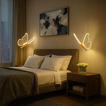 Lampa Wisząca W Kształcie Motyla | Dekoracyjna