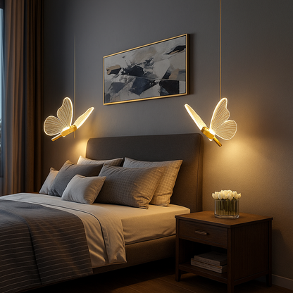 Lampa Wisząca W Kształcie Motyla | Dekoracyjna