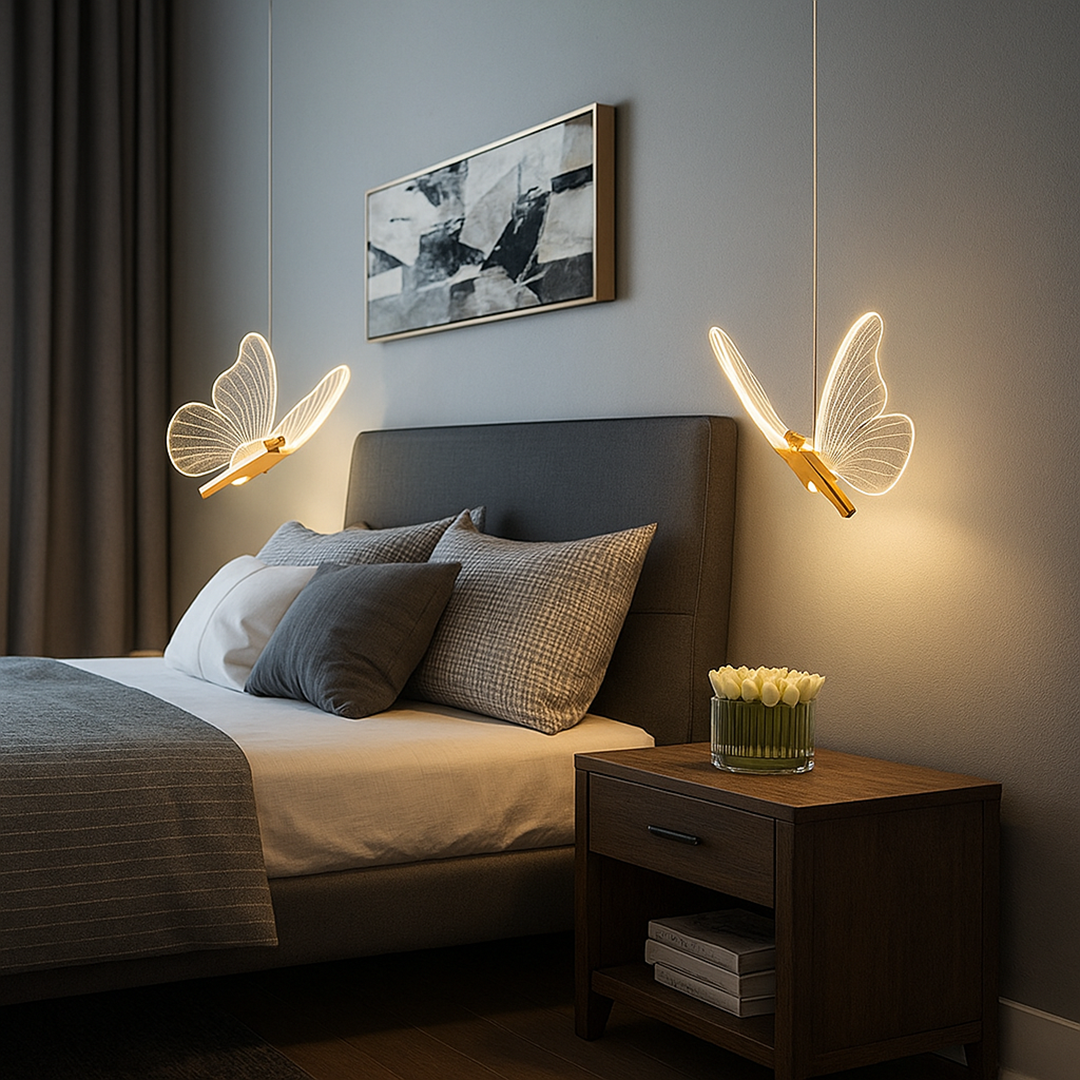 Lampa Wisząca W Kształcie Motyla | Dekoracyjna