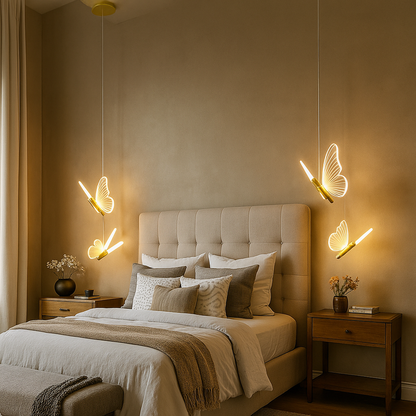 Lampa Wisząca W Kształcie Motyla | Dekoracyjna