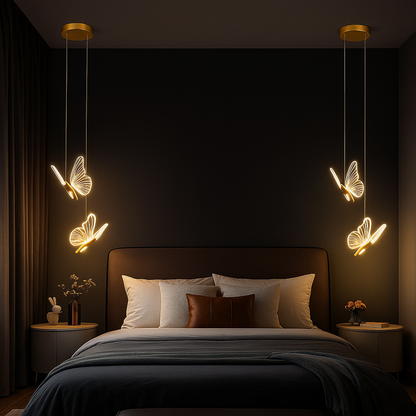 Lampa Wisząca W Kształcie Motyla | Dekoracyjna