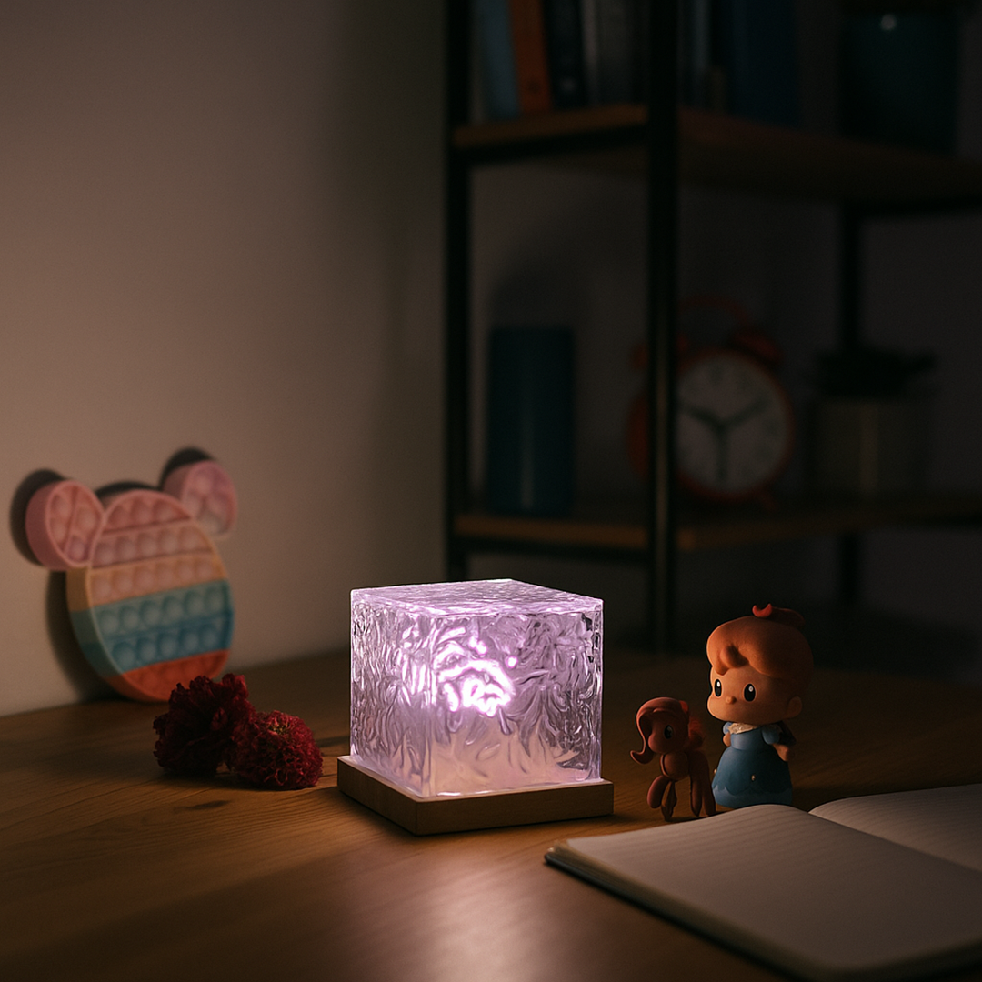 Dekoracyjna Kryształowa Lampa Stołowa | Stylowa