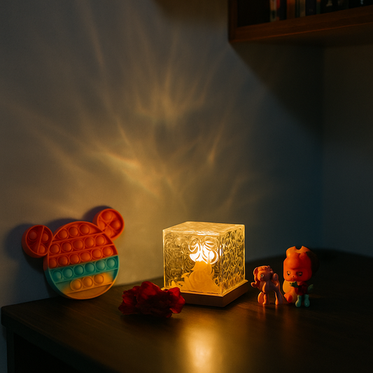 Dekoracyjna Kryształowa Lampa Stołowa | Stylowa