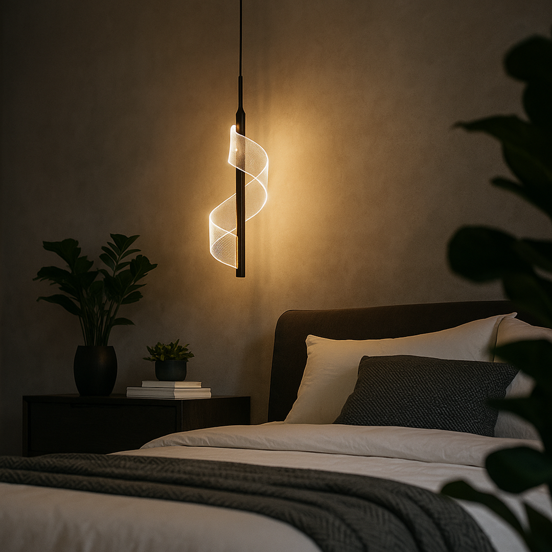 Luksusowa Szklana Lampa Ścienna | Nowoczesna