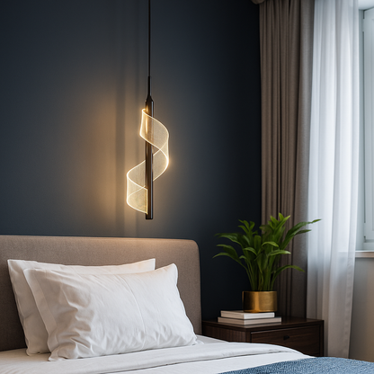 Luksusowa Szklana Lampa Ścienna | Nowoczesna