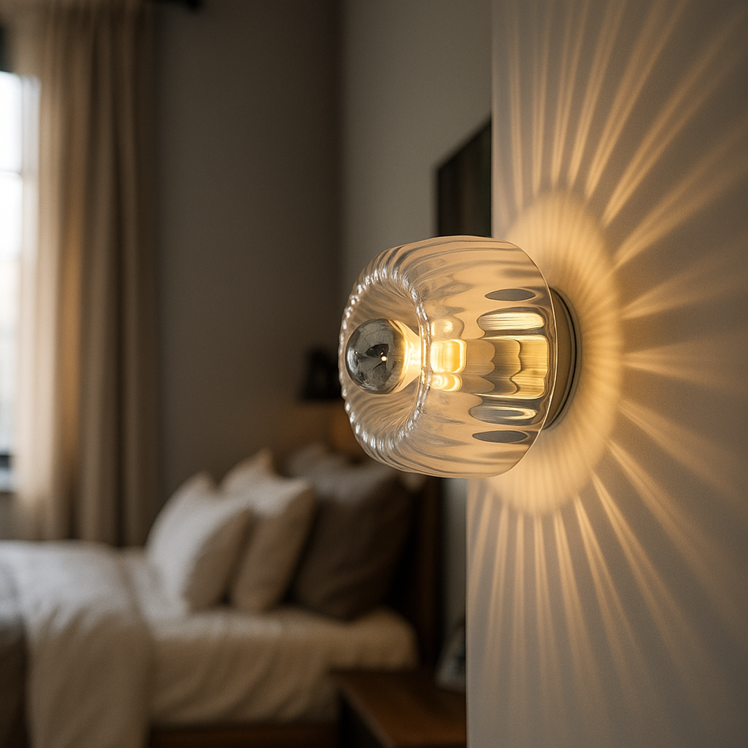 Dekoracyjna Lampa Ścienna | Nowoczesne Wnętrze