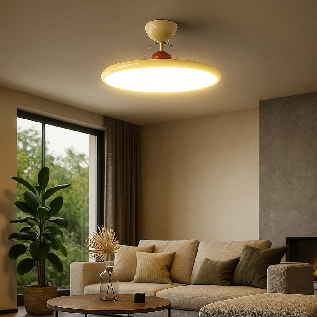 Okrągła Domowa Lampa Sufitowa | Nowoczesne Wnętrze