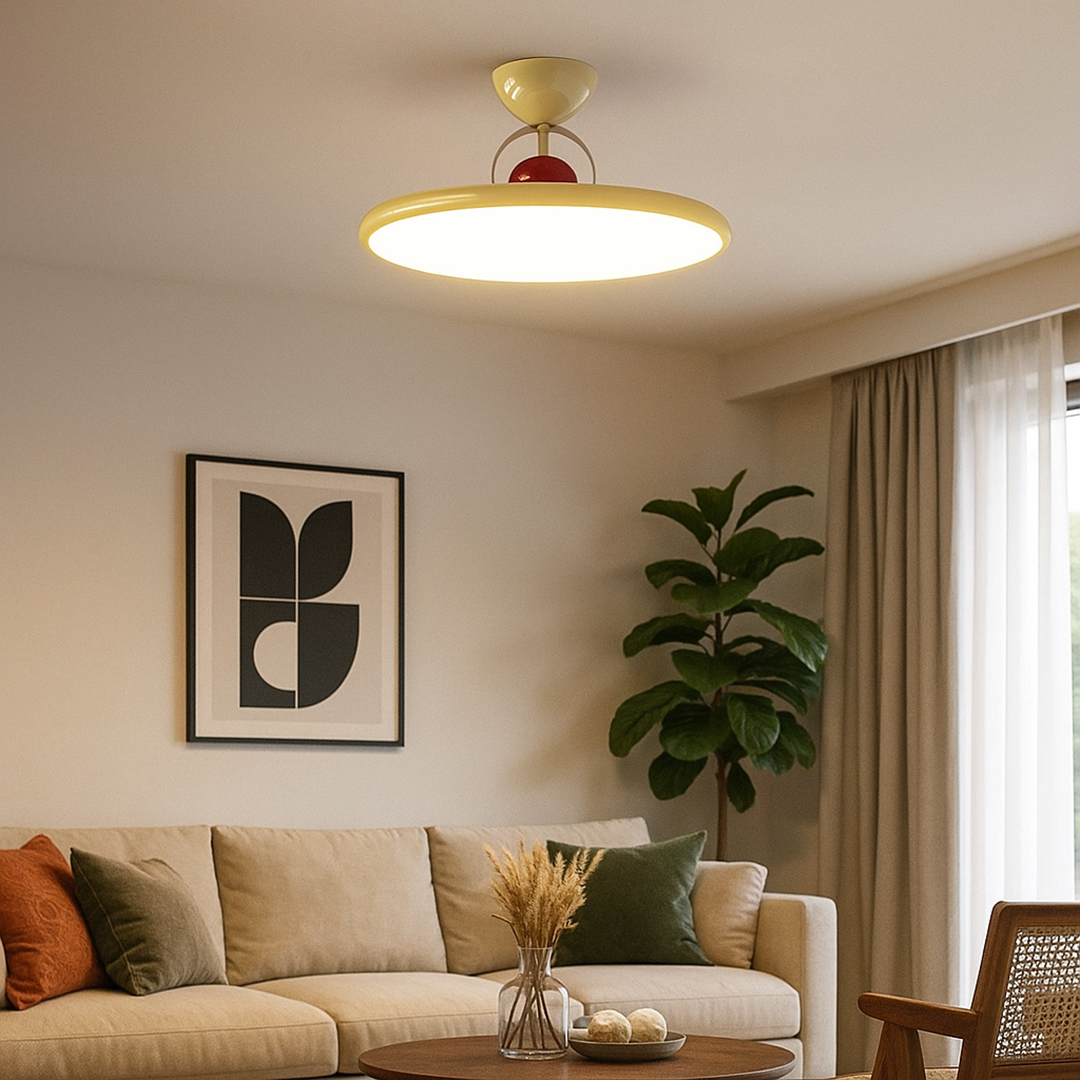 Okrągła Domowa Lampa Sufitowa | Nowoczesne Wnętrze