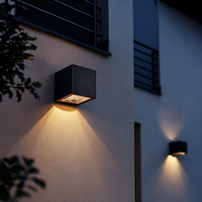 Nowoczesna Kostkowa Lampa Ścienna LED | Nowoczesne Wnętrze