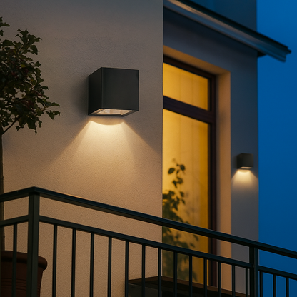 Nowoczesna Kostkowa Lampa Ścienna LED | Nowoczesne Wnętrze