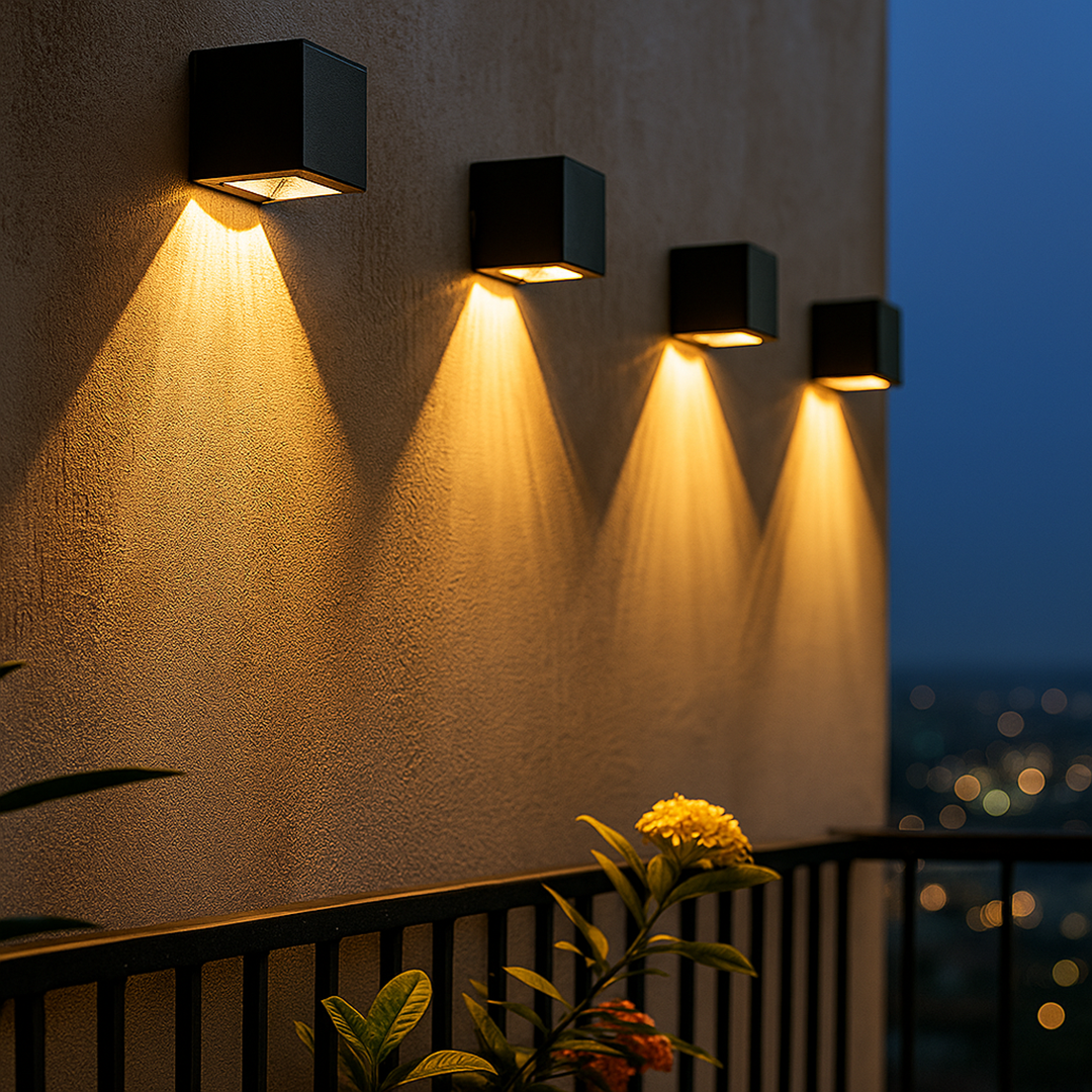 Nowoczesna Kostkowa Lampa Ścienna LED | Nowoczesne Wnętrze