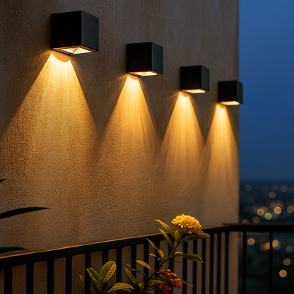 Nowoczesna Kostkowa Lampa Ścienna LED | Nowoczesne Wnętrze