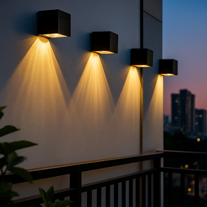 Nowoczesna Kostkowa Lampa Ścienna LED | Nowoczesne Wnętrze