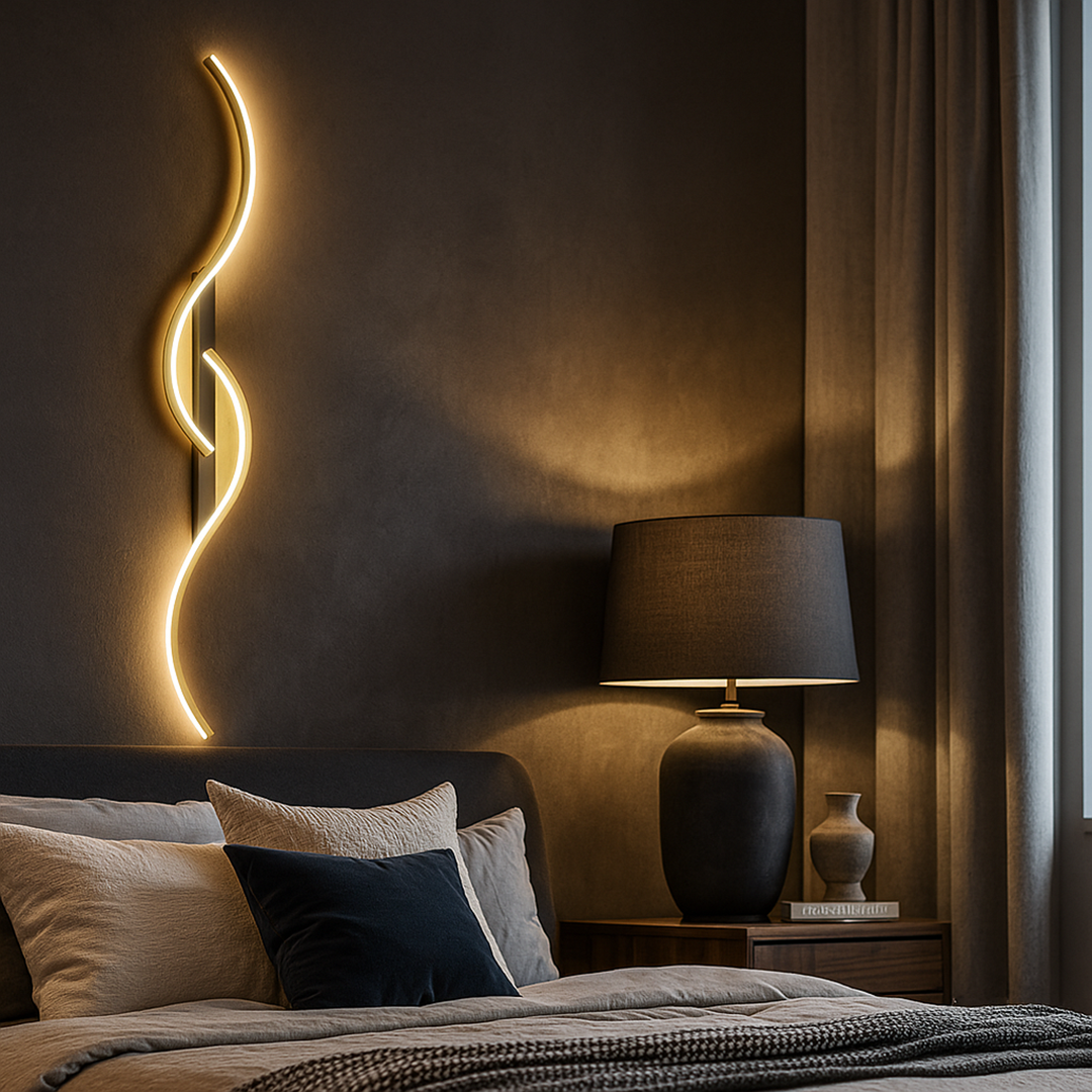 Nowoczesna Lampa Ścienna LED | Współczesny Design