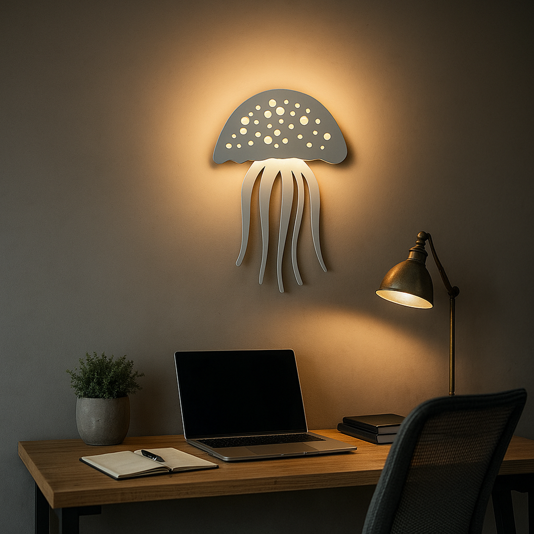 Lampa Ścienna W Kształcie Meduzy | Dekoracyjna